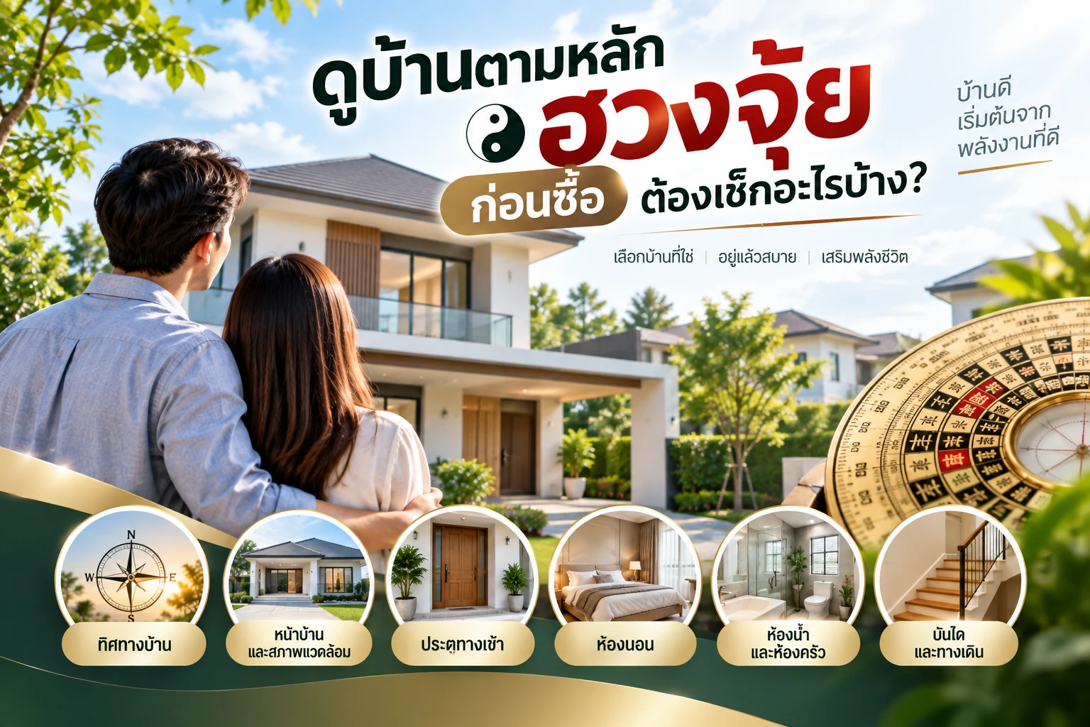 ดูบ้านตามหลักฮวงจุ้ยก่อนซื้อ ต้องเช็กอะไรบ้าง?